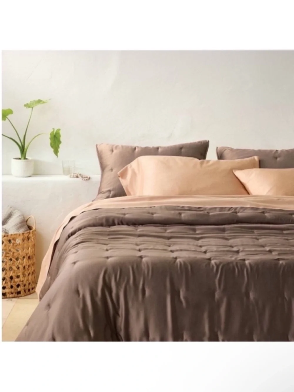 NWT King Rayon from Bamboo Quilt Fig - Casaluna